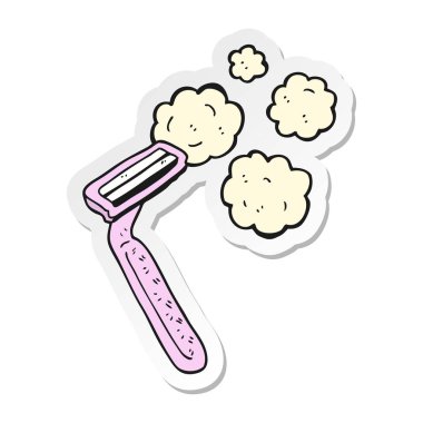 etiket bir karikatür ustura