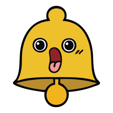 sevimli çizgi bir çan