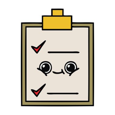 sevimli çizgi kontrol listesi