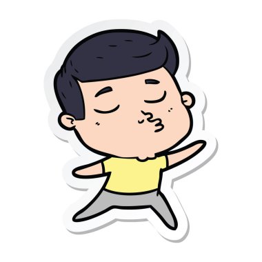 surat asmayı bir karikatür modeli adam etiketi