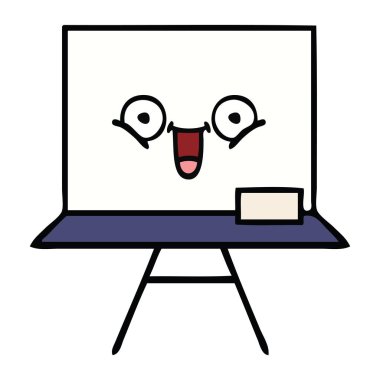 sevimli çizgi beyaz tahta