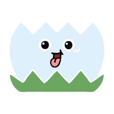 düz renk retro çizgi film su lilly 