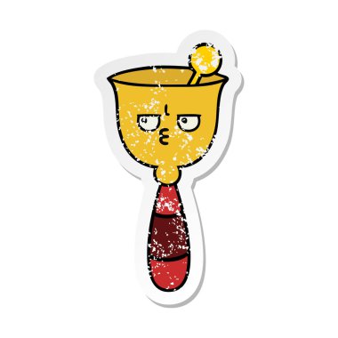 sevimli çizgi okul zili sıkıntılı etiket