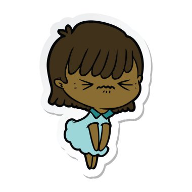 etiket rahatsız çizgi film kız