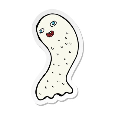 etiket bir komik karikatür hayaletin