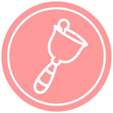 el çan dairesel simgesi simgesi