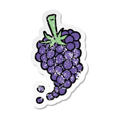 bir karikatür üzüm sıkıntılı etiket