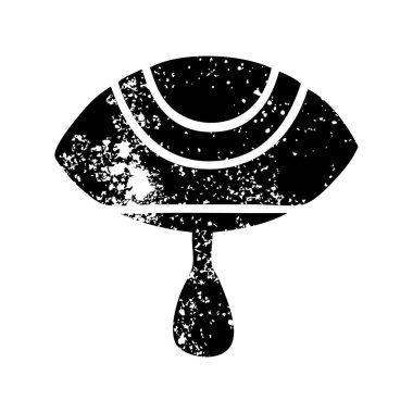 ağlayan göz sıkıntılı sembolü