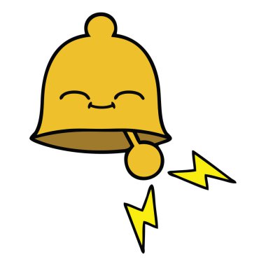 sevimli çizgi zil çan