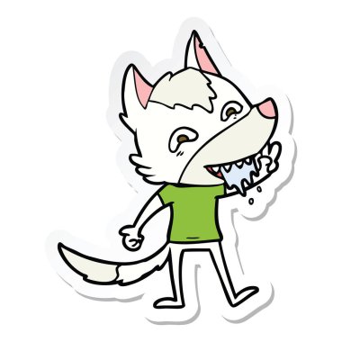 etiket bir çizgi film aç kurt