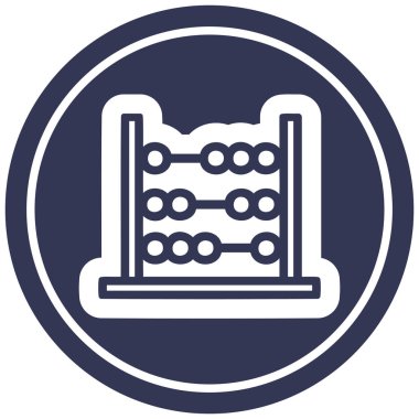 geleneksel abacus simgesi