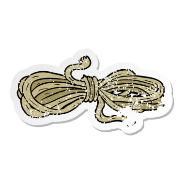 çizgi film ipin sıkıntılı etiket