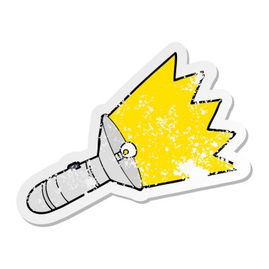 eski bir çizgi film meşale sıkıntılı etiket