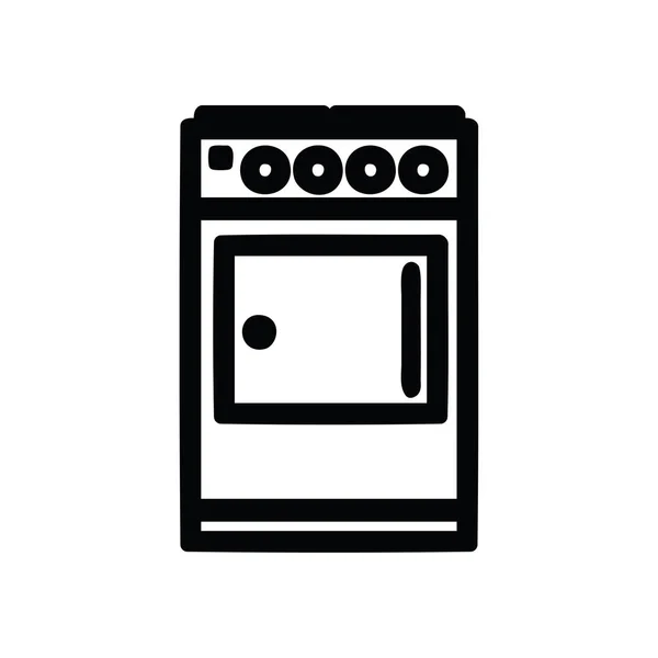 Cocina Cocina Icono Símbolo — Archivo Imágenes Vectoriales