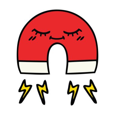 sevimli çizgi mıknatıs