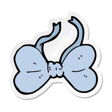 çizgi film papyon etiket