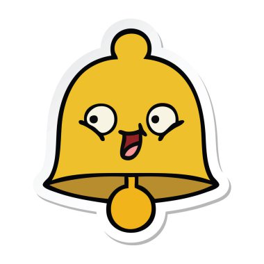 sevimli çizgi Bell'in etiket