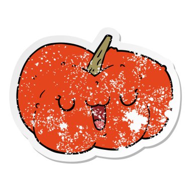 bir çizgi film kabak sıkıntılı etiket