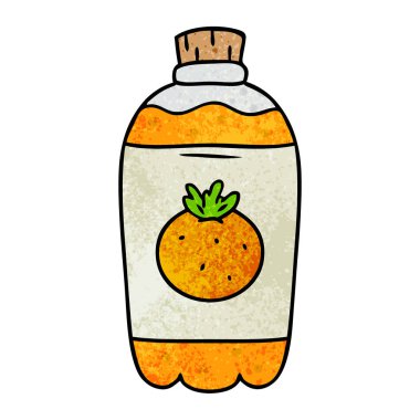 dokulu karikatür doodle portakal pop