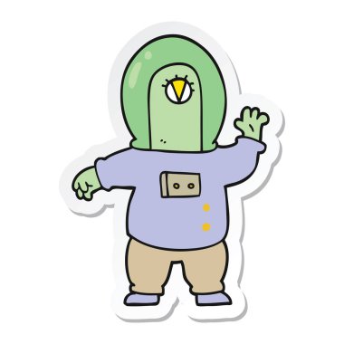 çizgi film uzaylı etiket