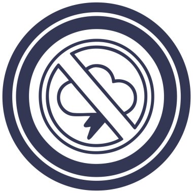 fırtınalar dairesel simge yok