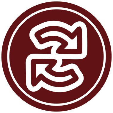 geri dönüşüm ok dairesel simgesi simgesi