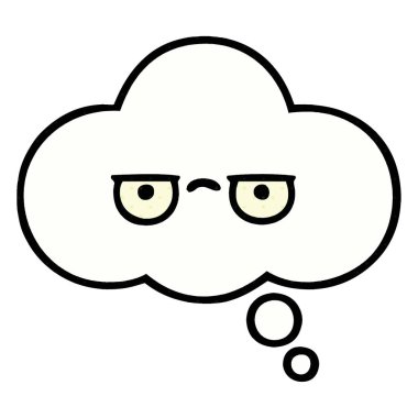 kabarcık çizgi roman tarzı çizgi film düşündüm