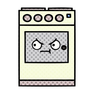 çizgi roman tarzı çizgi film mutfak fırın