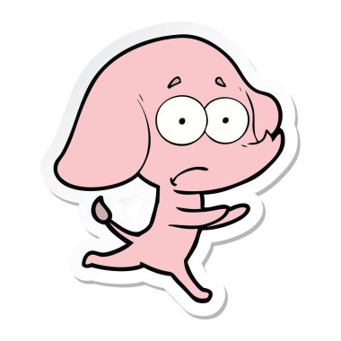 kaçmak bir çizgi film emin fil etiketi