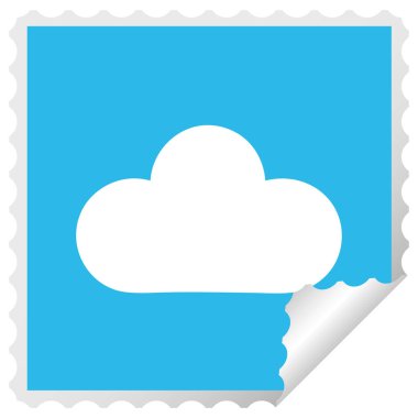 etiket çizgi film beyaz bulut peeling Meydanı