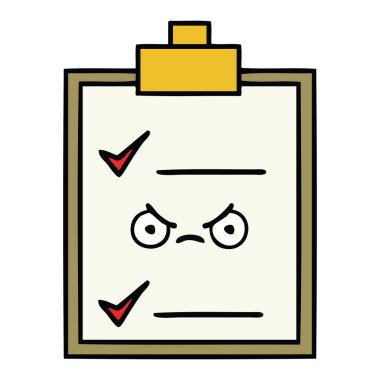 sevimli çizgi kontrol listesi