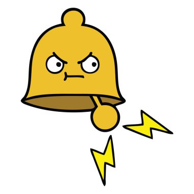 sevimli çizgi zil çan