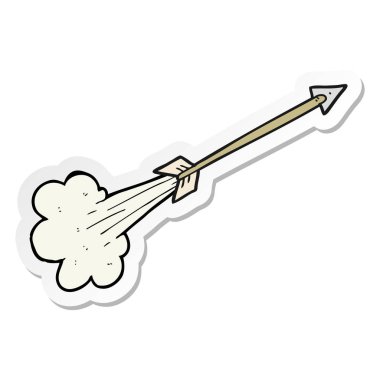 etiket oku uçan bir karikatür