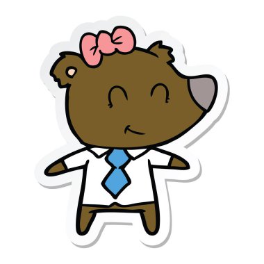 etiket bir kadın ayının iş elbiseleri