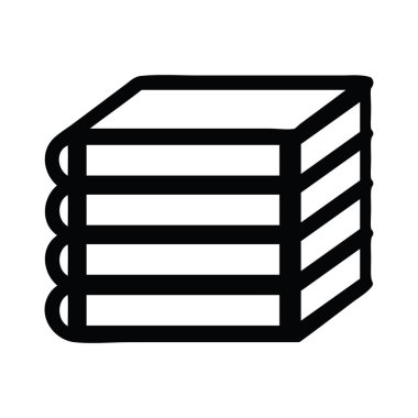 Kitap yığını simgesi