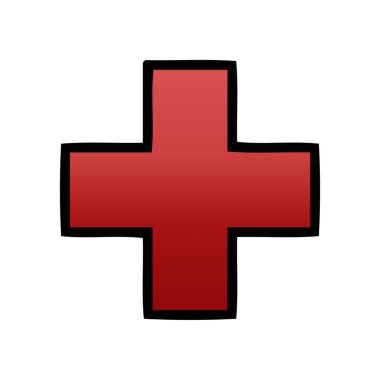 Degrade gölgeli karikatür ek simgesi