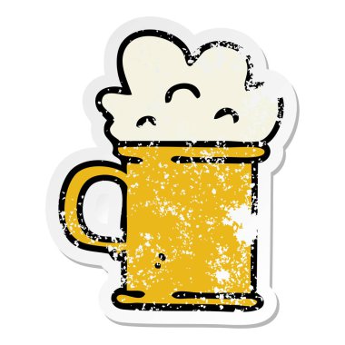 ilginç bir el sıkıntılı etiket arı çizgi film Hana çizilmiş