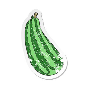 bir çizgi film iliği Retro sıkıntılı etiket