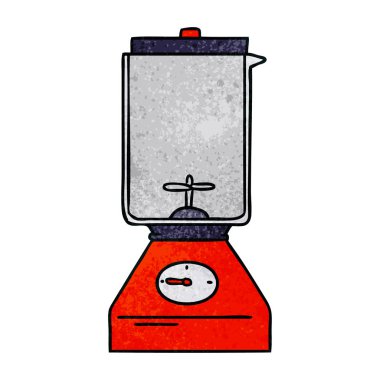 dokulu karikatür doodle gıda blender