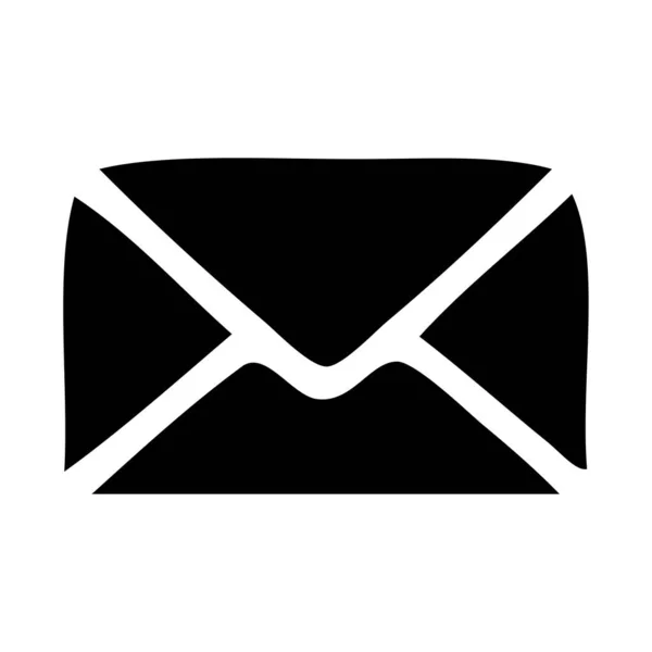 Flat symbol paper envelope — Stock Vector