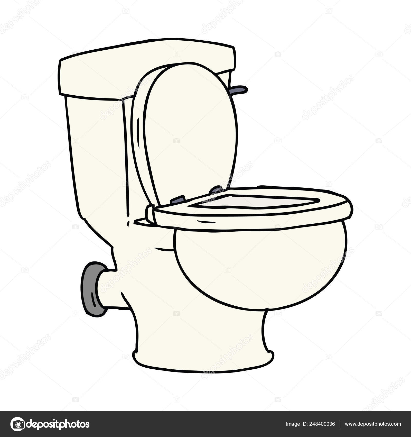 Cartoon doodle of a bathroom toilet Stock Vector by ©lineartestpilot  248400036, image size:1600x1700