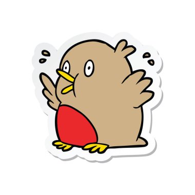 etiket bir çizgi film heyecanlı Robin