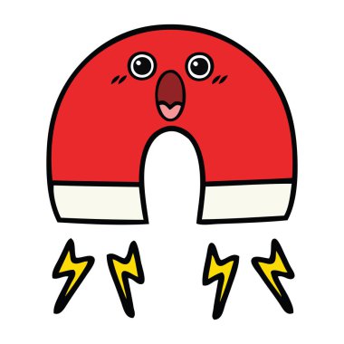 sevimli çizgi mıknatıs