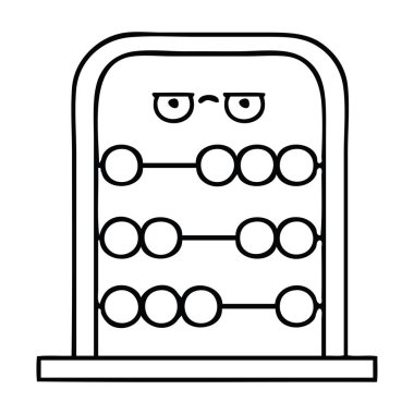 Çizim karikatür abacus