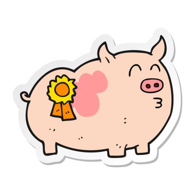 etiket domuz bir çizgi film Ödülü kazanan