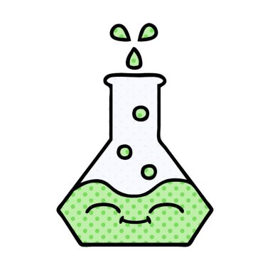 çizgi roman tarzı karikatür bir bilim ölçek