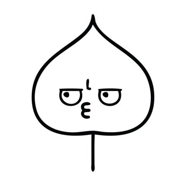 çizgi çizme çizgi film ekspresiyon yaprak