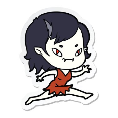 kaçan bir karikatür dostu vampir kız etiketi