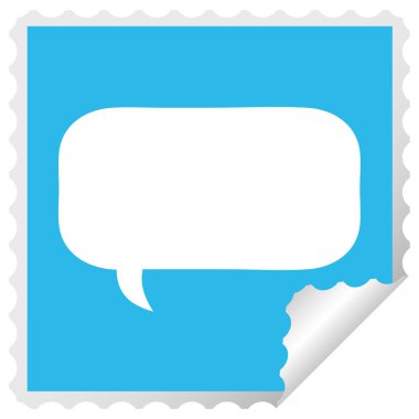 etiket karikatür konuşma balonu, peeling Meydanı