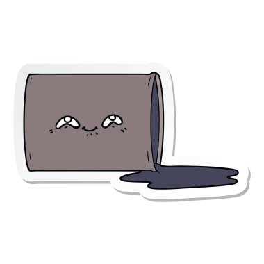 etiket bir karikatür petrol davul